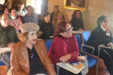 Juancho Armas pone el colofón al taller de escritura de la Casa-Museo de Telde (Foto Inma Perera)